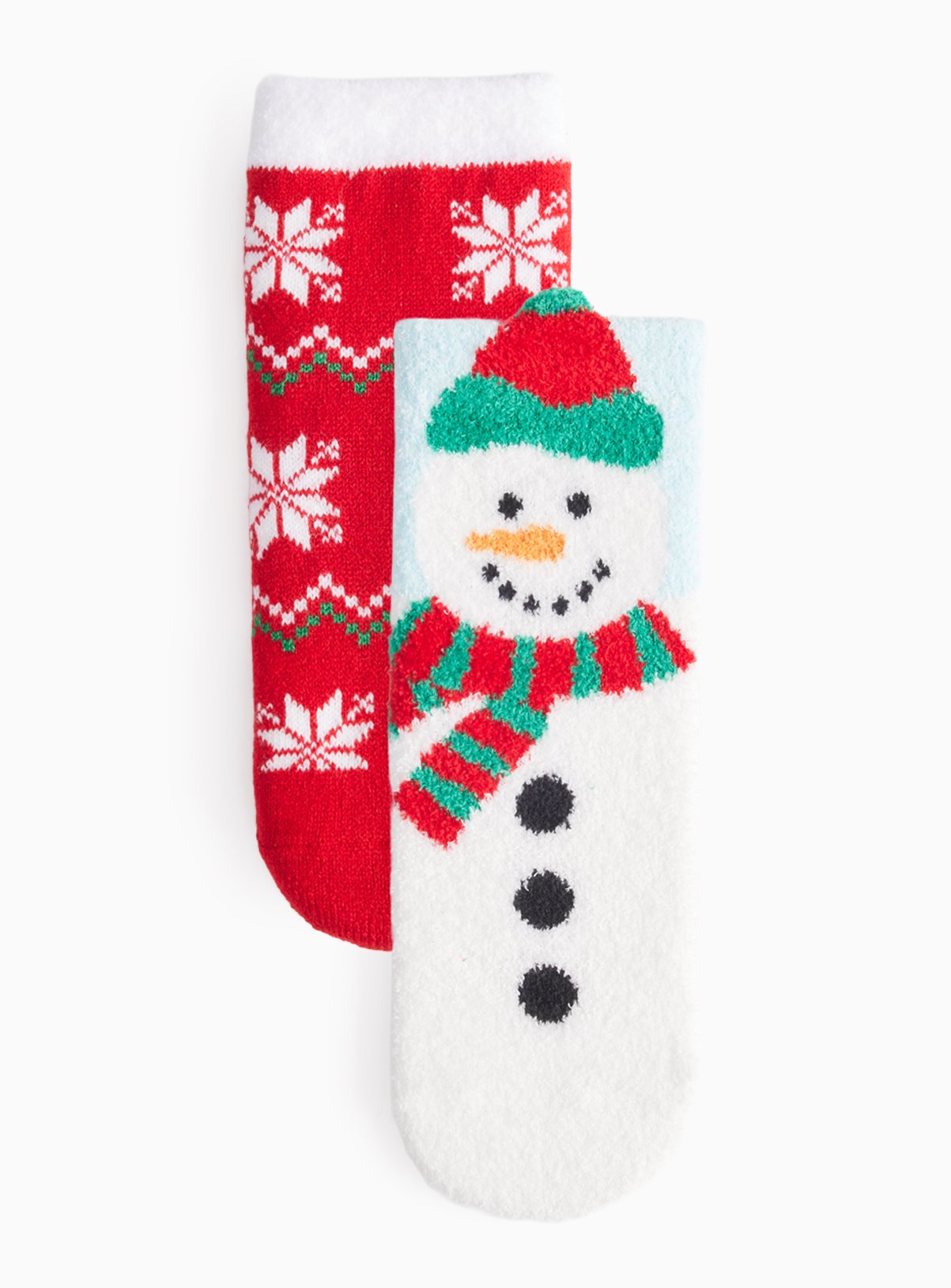 The Snowman Fluffy Cosy Socks 2-Pack 9-12 Infant - Image 1 thumbnail